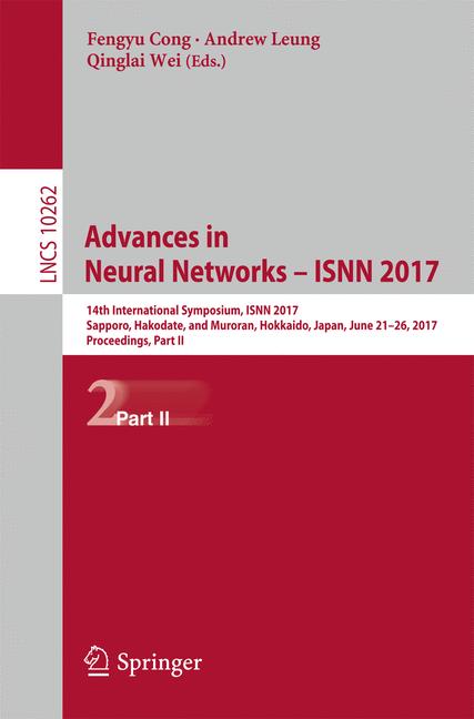 ISBN 9783319590813 product image for Advances in Neural Networks - ISNN 2017 | upcitemdb.com