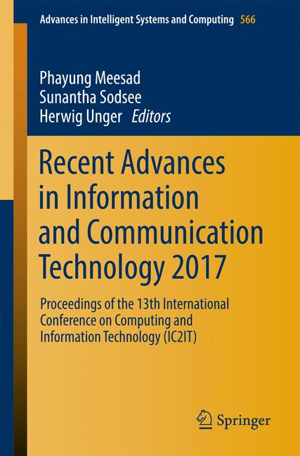 ISBN 9783319606637 product image for Recent Advances in Information and Communication Technology 2017 | upcitemdb.com
