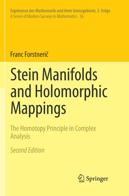 Stein Manifolds And Holomorphic Mappings
