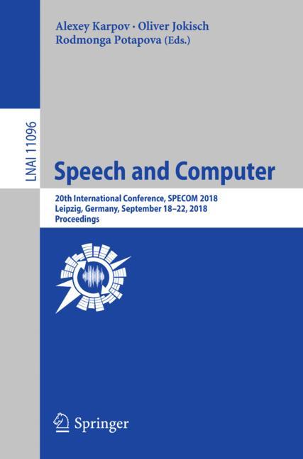 Speech And Computer