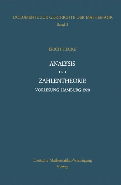 Analysis Und Zahlen…