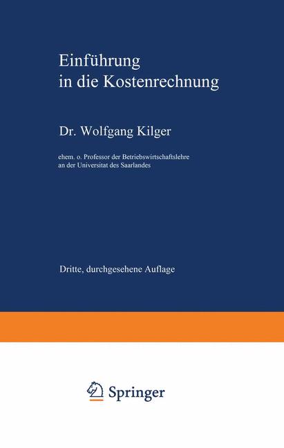 ISBN 9783322895240 product image for Einführung in die Kostenrechnung | upcitemdb.com