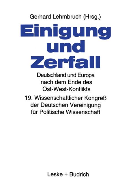 Einigung Und Zerfal… - image