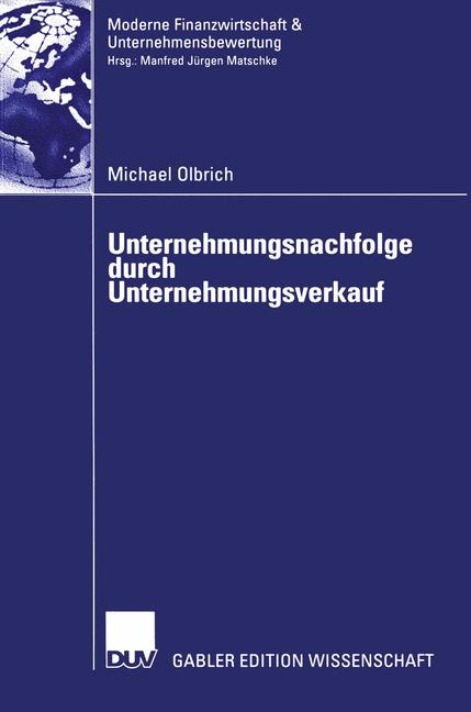 Unternehmungsnachfolge Durch Unternehmungsverkauf