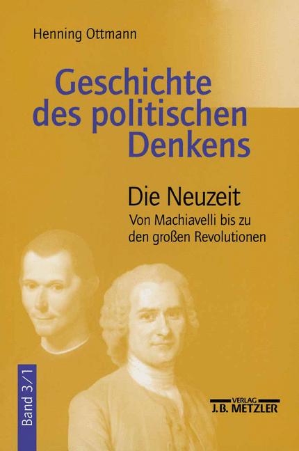 J.B. Metzler Geschichte Des Politischen Denkens