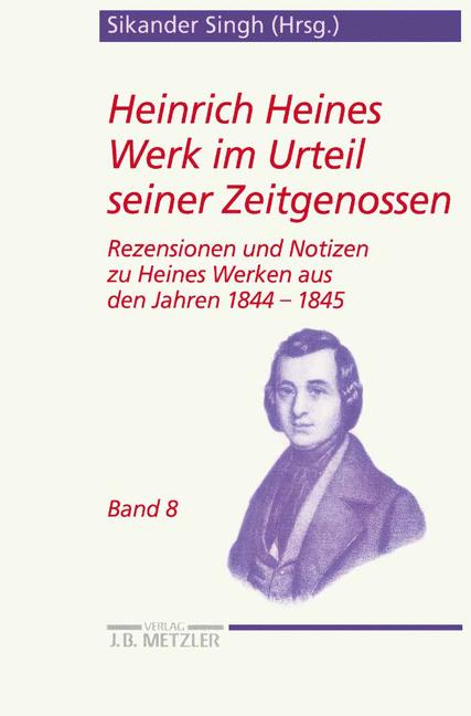Heinrich Heines Werk Im Urteil Seiner Zeitgenossen