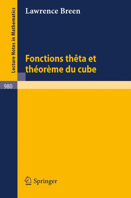 Fonctions Theta Et …
