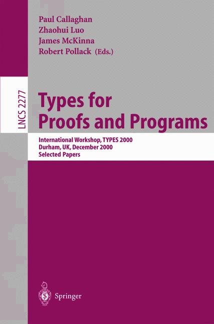 Types For Proofs An…