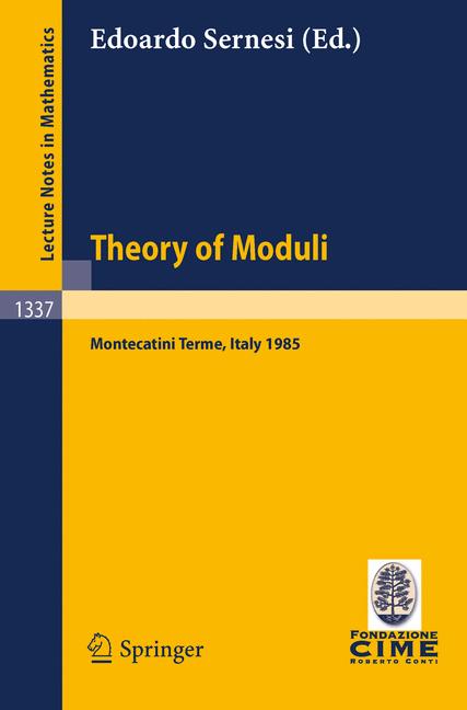 Theory Of Moduli