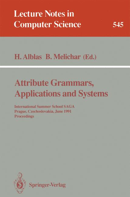 Attribute Grammars,…