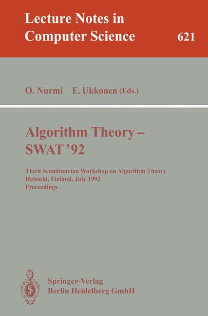 Algorithm Theory - SWAT '92