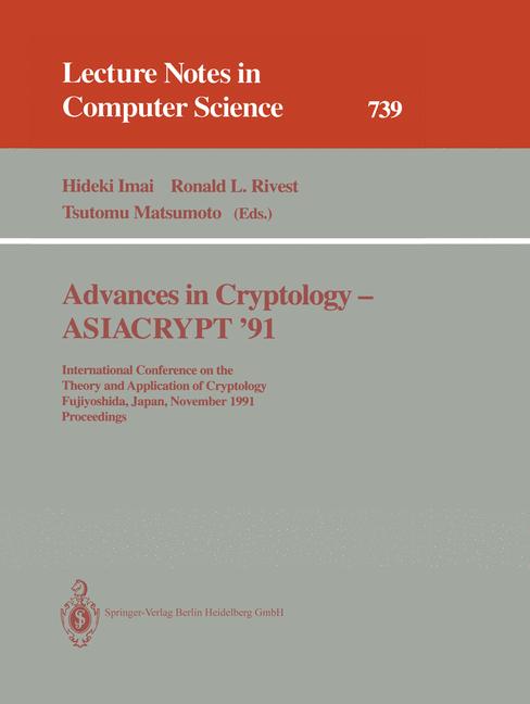 Advances In Cryptol…