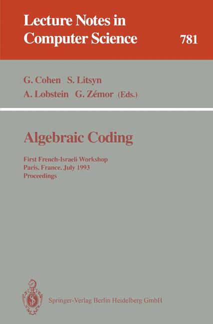 Algebraic Coding - image