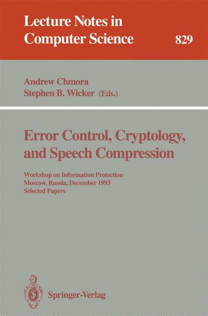 Error Control, Cryp…