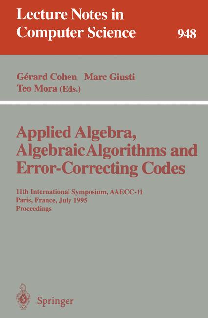 Applied Algebra, Al… - image