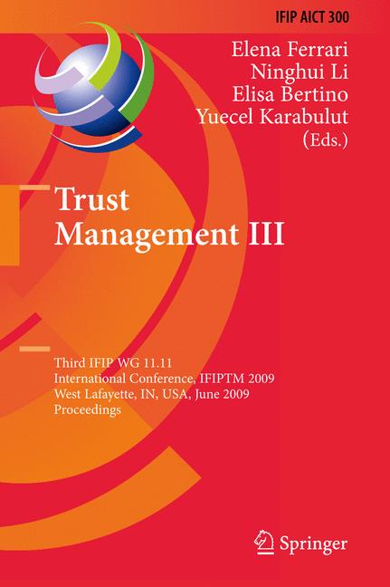 Trust Management Iii