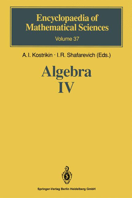 Algebra Iv