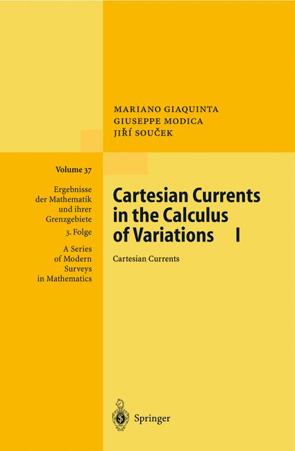 Cartesian Currents …