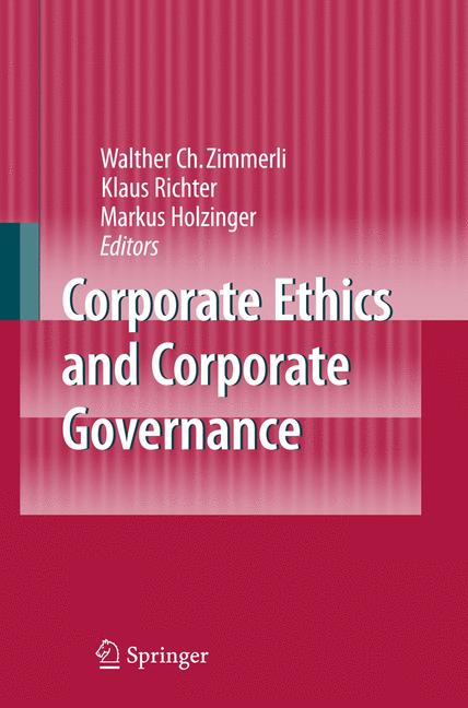 Corporate Ethics And Corporate Governance