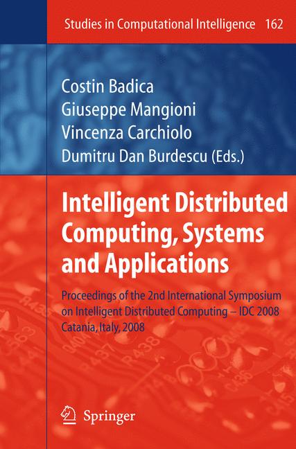 Intelligent Distributed Computing, Systems and Applications