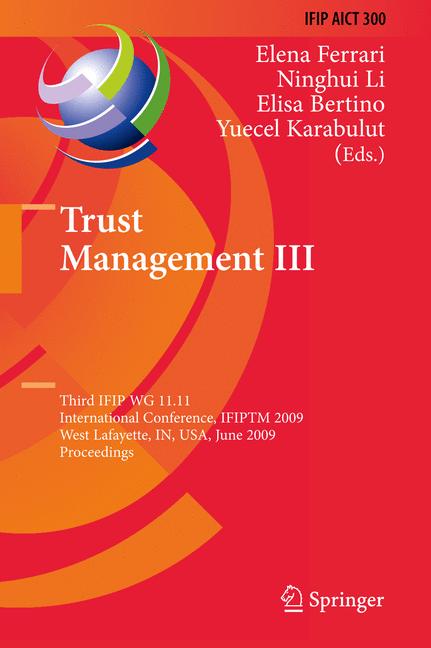 Trust Management Iii