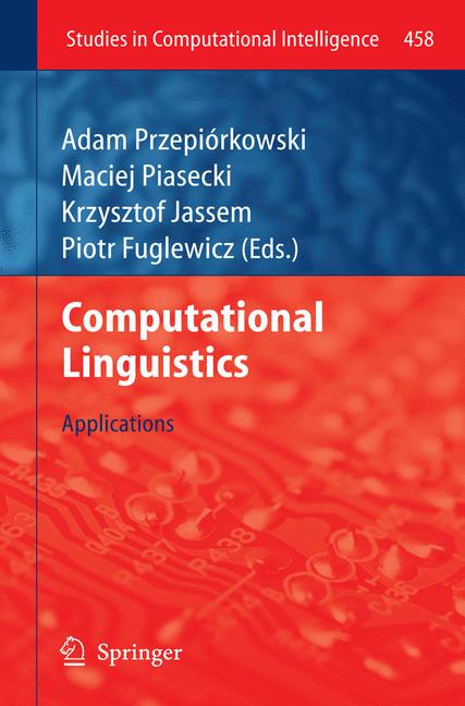 Computational Linguistics : Applications