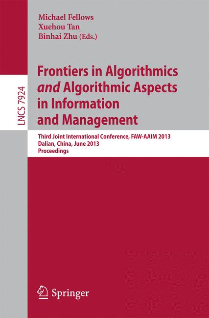 Frontiers In Algori…