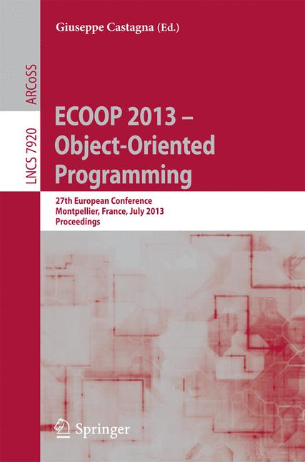Ecoop 2013 -- Objec…