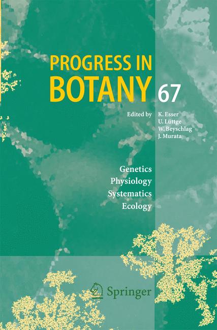 Progress In Botany …