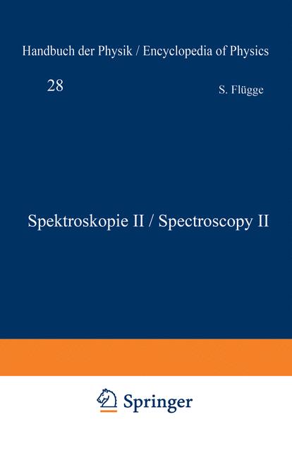 Spektroskopie Ii / …