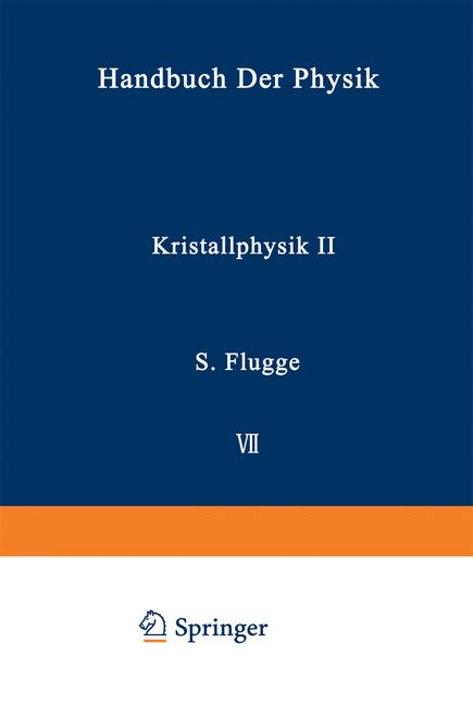 Kristallphysik Ii /…