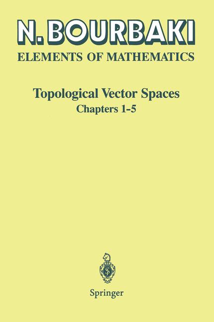 Topological Vector Spaces : Chapters 1-5