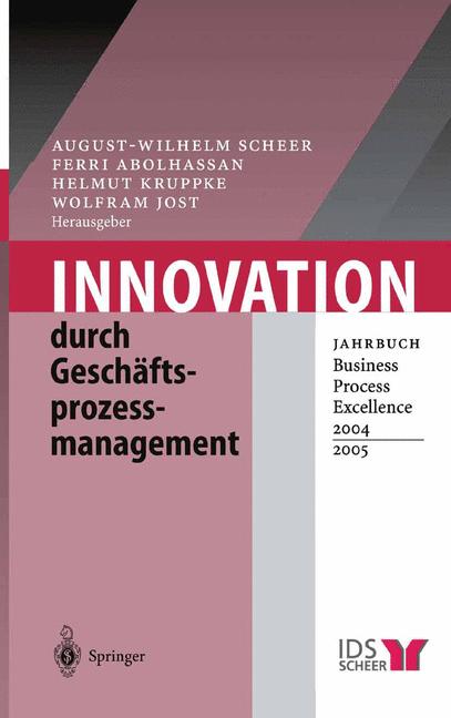 ISBN 9783642620706 product image for Innovation durch Geschäftsprozessmanagement | upcitemdb.com