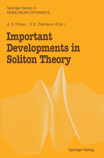 Springer Important Developments In Soliton Theory