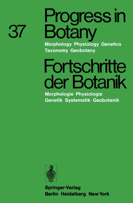 Progress In Botany / Fortschritte Der Botanik