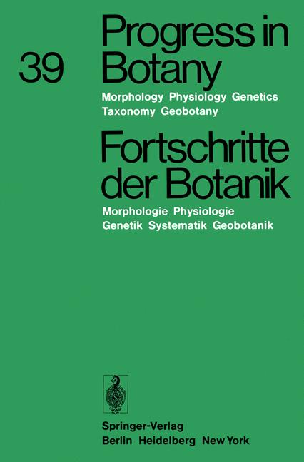 Progress In Botany / Fortschritte Der Botanik