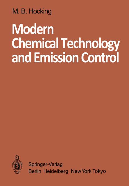 ISBN 9783642697753 product image for Modern Chemical Technology and Emission Control | upcitemdb.com