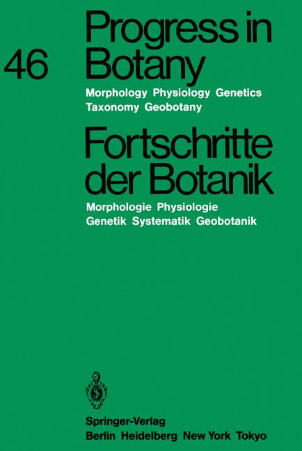 Progress In Botany / Fortschritte Der Botanik