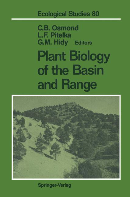 Plant Biology Of The Basin And Range