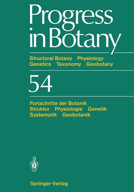 Progress In Botany / Fortschritte Der Botanik