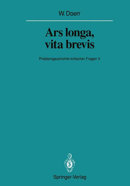 Ars Longa, Vita Brevis