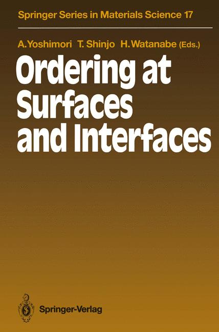 Ordering At Surface… - image