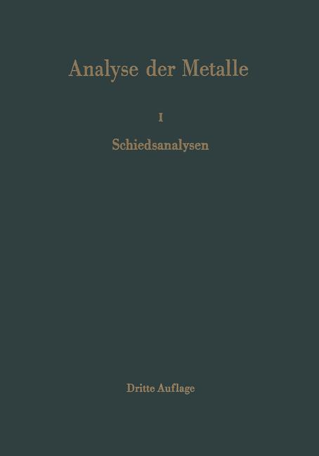 Analyse Der Metalle