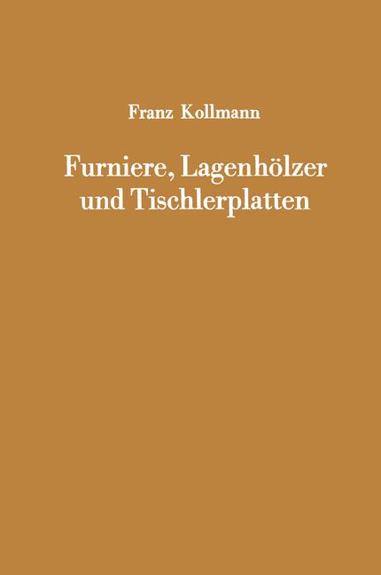 Furniere, LagenhÃ¶Lzer Und Tischlerplatten