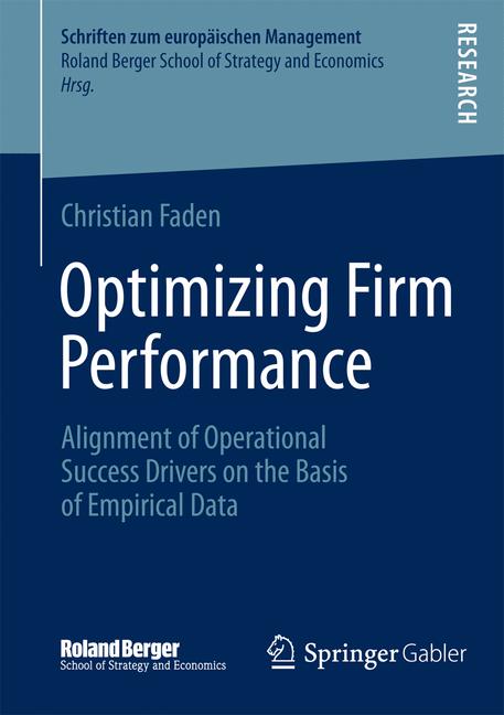 Springer Gabler Optimizing Firm Performance