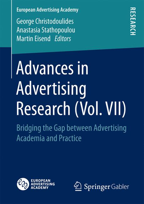 Springer Gabler Advances In Advertising Research (Vol. Vii)