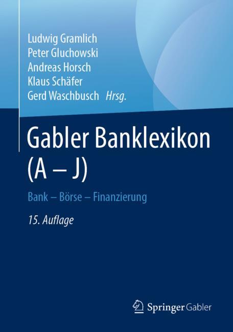 Gabler Banklexikon …