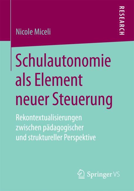 Schulautonomie Als …