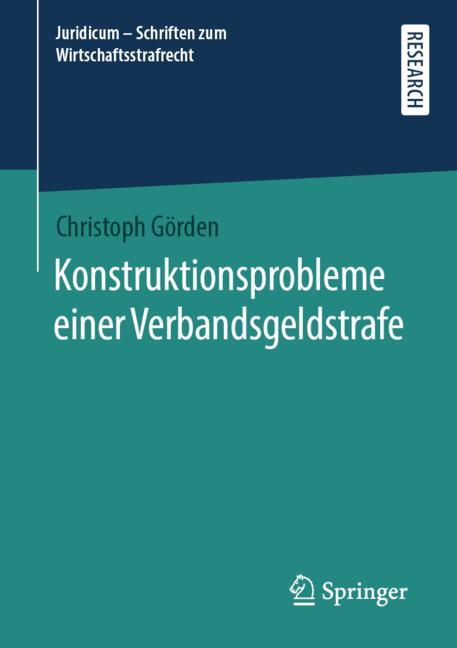 Konstruktionsprobleme Einer Verbandsgeldstrafe