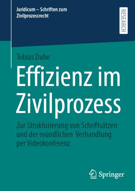 Effizienz Im Zivilprozess